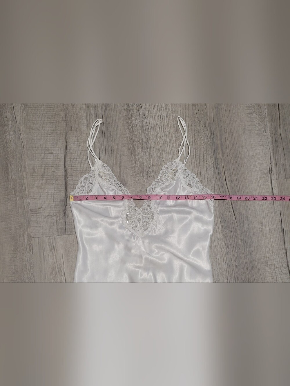 Vintage Victoria's Secret Gold Label Lace Nightgown Slip Dress White Size Small - Picture 12 of 15